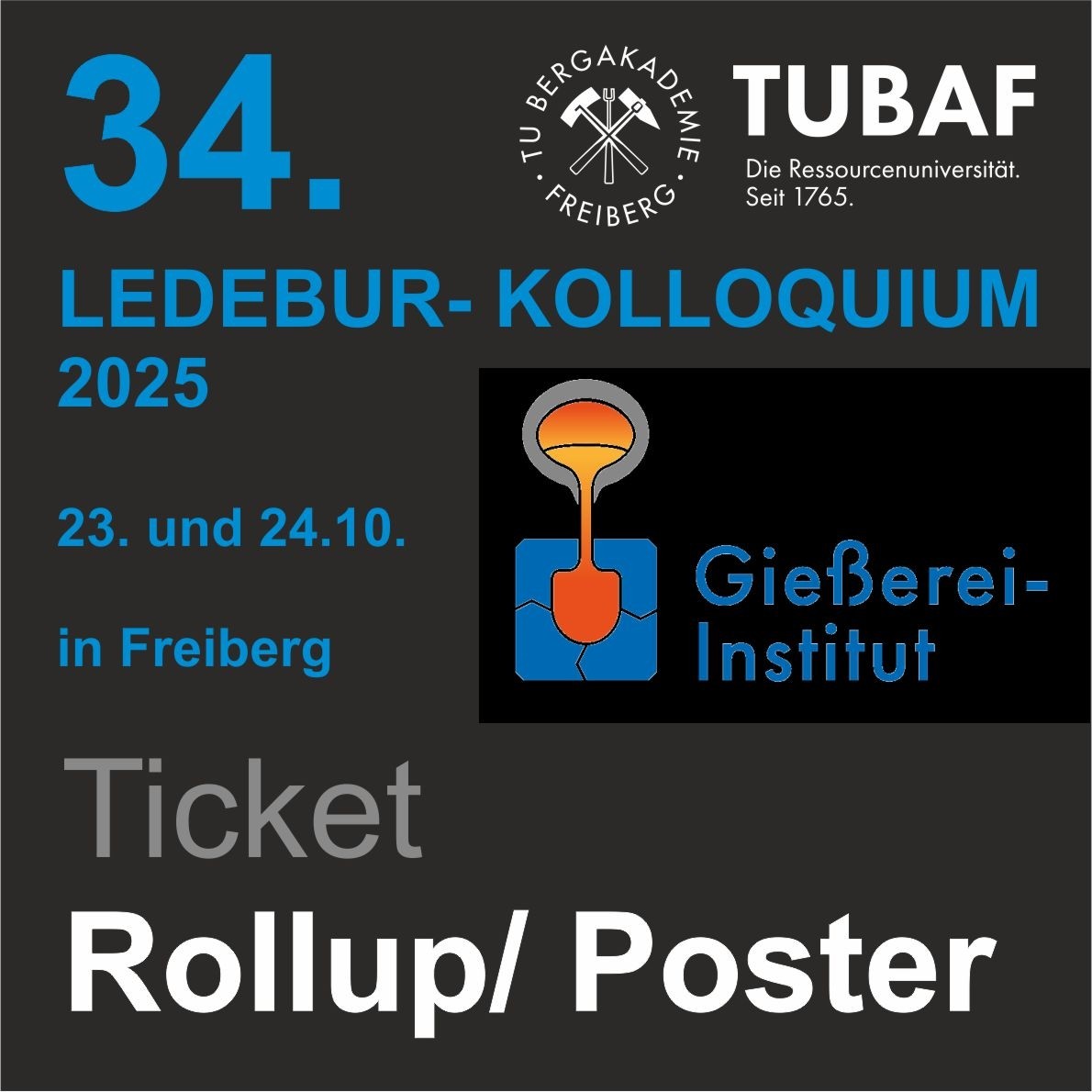 Ausstellung von Rollup oder Poster **