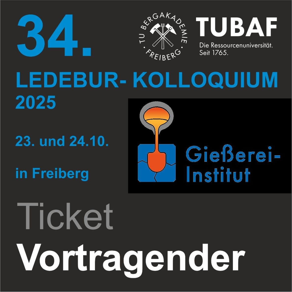 34. Ledebur Kolloquium - Vortragender